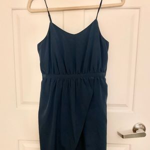 Madewell blue silk dress